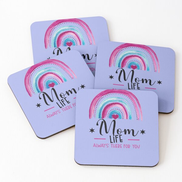 Item preview, Mom Life Always There For You Quote with a Rainbow designed and sold by DiensDesign.