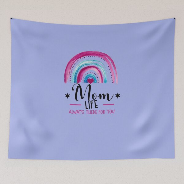 Item preview, Mom Life Always There For You Quote with a Rainbow designed and sold by DiensDesign.