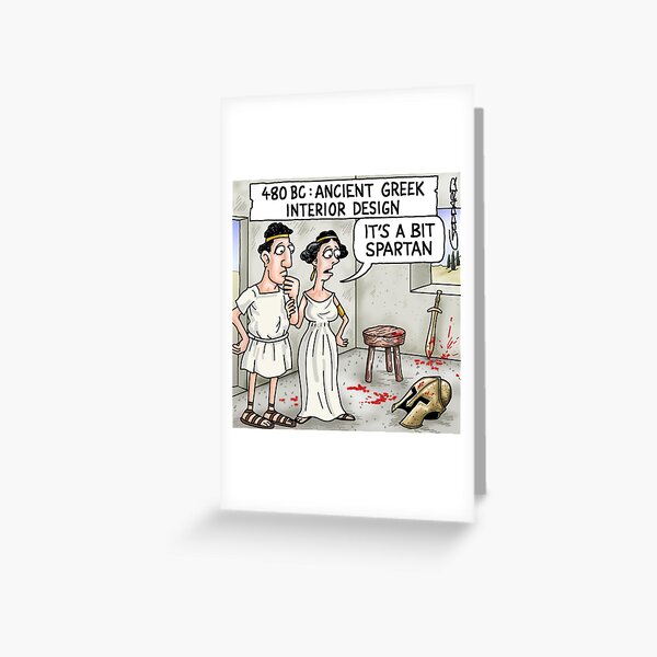 Item preview, Ein bisschen spartanisch designed and sold by goddardcartoons.