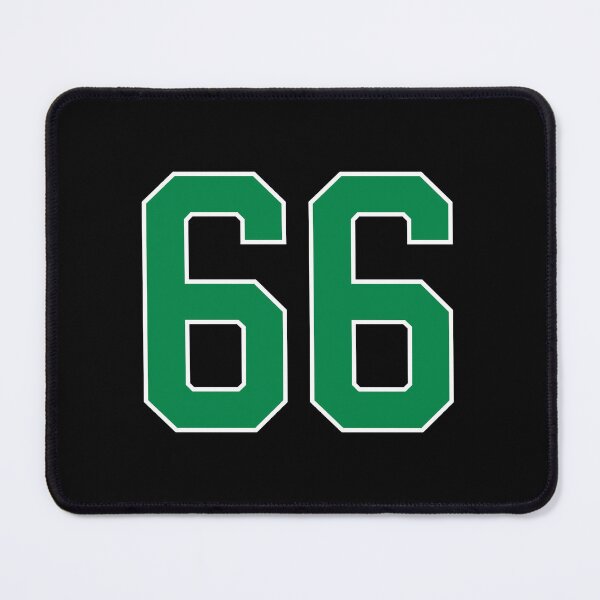 Item preview, 66 number, green lucky sports sixty six designed and sold by ArtIsParty.