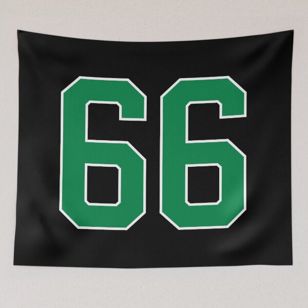 Item preview, 66 number, green lucky sports sixty six designed and sold by ArtIsParty.