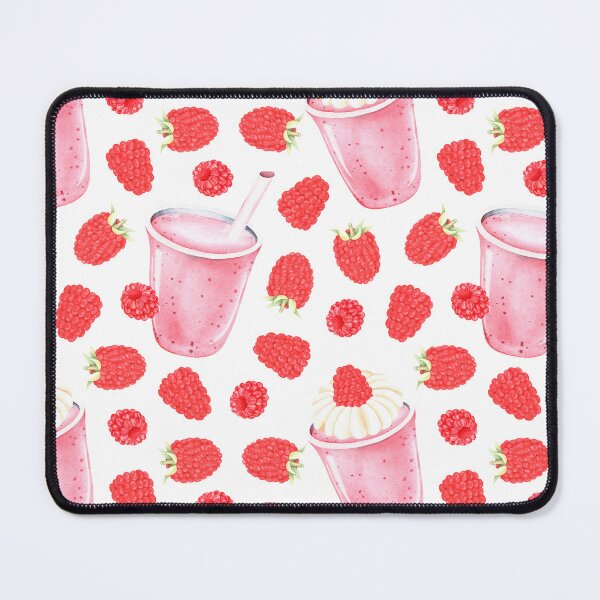 Item preview, Raspberry milkshake. Watercolor drawing. designed and sold by Trilisti.