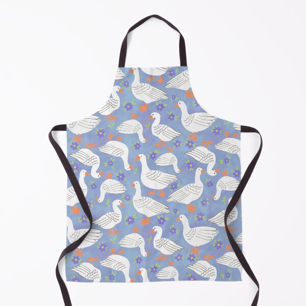Item preview, Geese in The meadow - soft blues designed and sold by FrancesPoff.