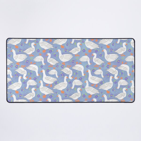 Item preview, Geese in The meadow - soft blues designed and sold by FrancesPoff.