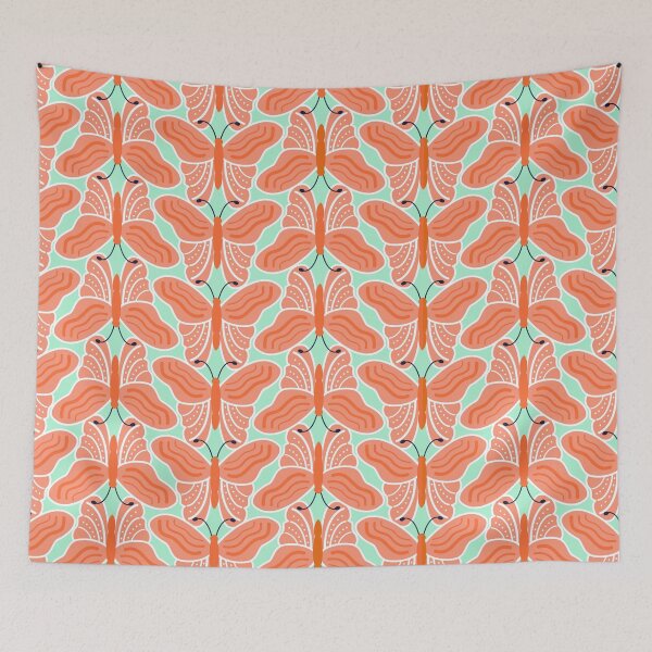 Artikelvorschau, Schmetterlings-Orange entworfen und verkauft von Insvy Design Studio.