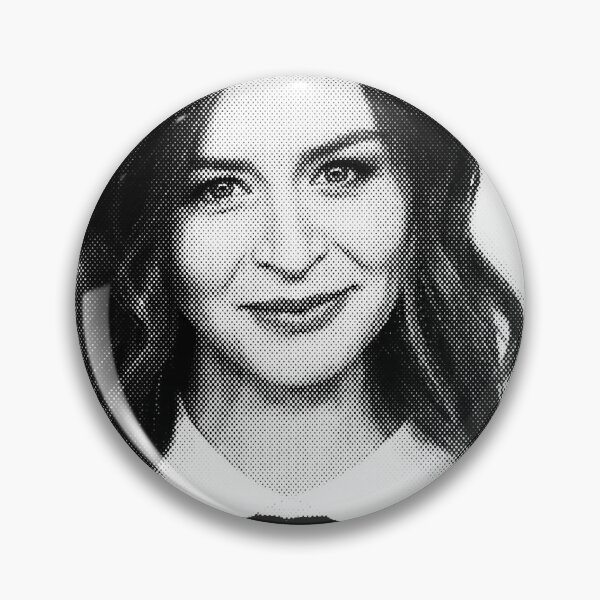 Item preview, Caterina Scorsone Black And White Portrait Made Of Dots designed and sold by JULIEANNE89.