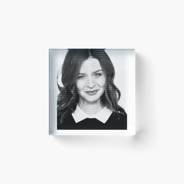 Item preview, Caterina Scorsone Black And White Portrait Made Of Dots designed and sold by JULIEANNE89.