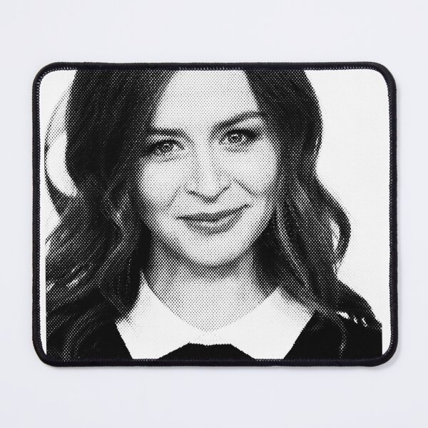 Item preview, Caterina Scorsone Black And White Portrait Made Of Dots designed and sold by JULIEANNE89.
