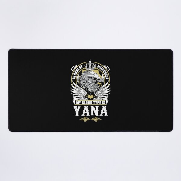 Artikelvorschau, Yana Name T Shirt - Im Notfall ist meine Blutgruppe Yana Geschenkartikel T-Shirt entworfen und verkauft von masondilla.