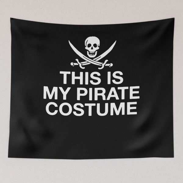 Item preview, Mens Funny This Is My Pirate Costume Awesome For Music Fans designed and sold by Brycefay.