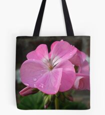 pink geranium Tote Bag