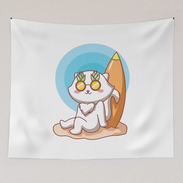 Item preview, funny cat beach designed and sold by charaf19.