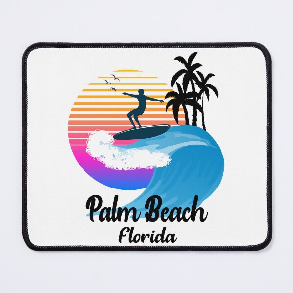 Item preview, Palm Beach Florida Seaside Retro Sunset designed and sold by mountainadora.