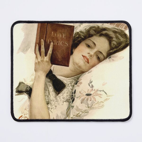 Item preview, Woman Reading Poetry by Harrison Fisher designed and sold by RickE.