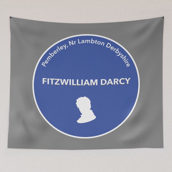 Item preview, Mr Darcy Character Commemorative Plaque designed and sold by ThatsNovelGifts.