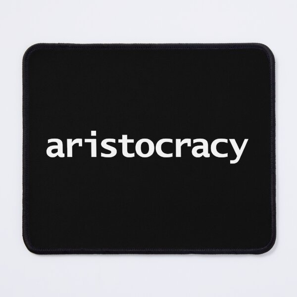 Item preview, Aristocracy Typography White Text designed and sold by ellenhenry.