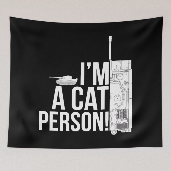 Item preview, Fan of tanks. Im a cat person  designed and sold by FAawRay.