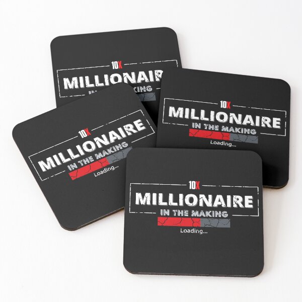 Item preview, TEN X Millionaire in The Making loading distressed  designed and sold by KingsManKind.