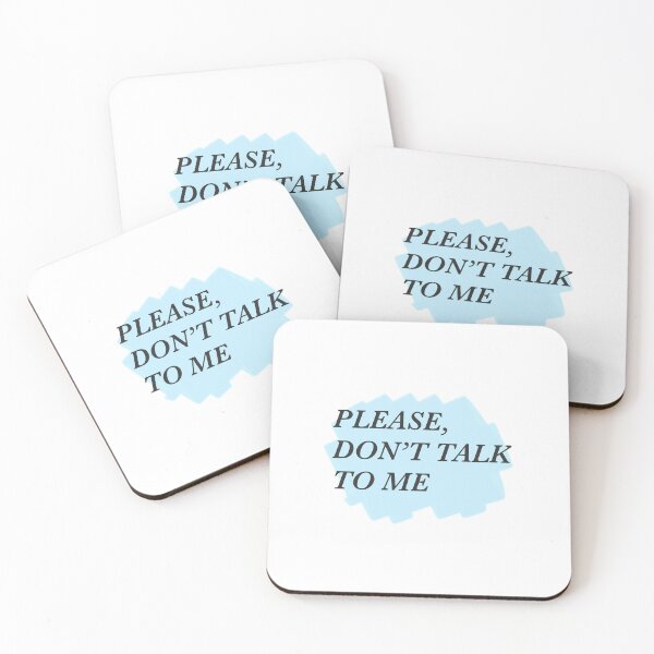 Item preview, Please, don't talk to me. designed and sold by nurrwolf.