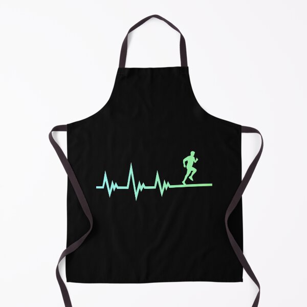 Item preview, Running EKG pulse, runner heartbeat designed and sold by claudiasartwork.