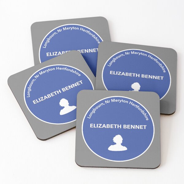 Item preview, Elizabeth Bennet Character Commemorative Plaque designed and sold by ThatsNovelGifts.
