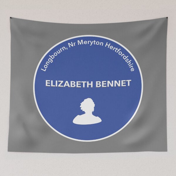 Item preview, Elizabeth Bennet Character Commemorative Plaque designed and sold by ThatsNovelGifts.