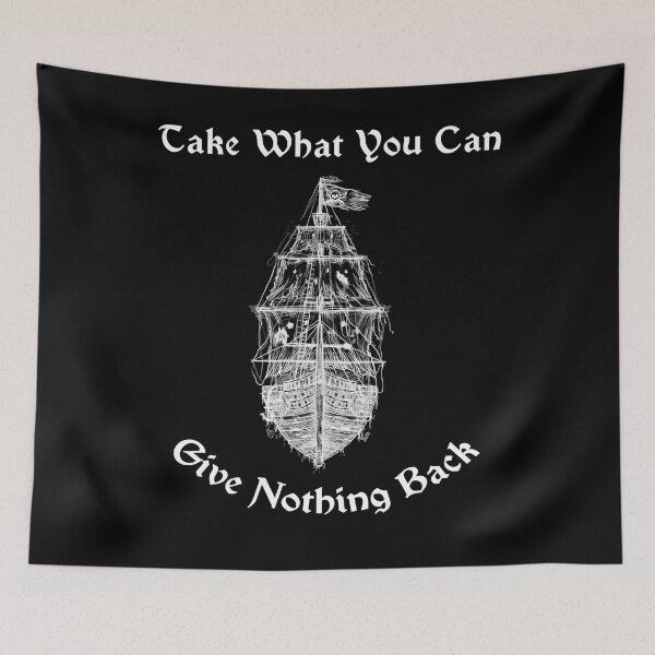 Item preview, Reward Take What You Can Give Nothing Retro Wave designed and sold by Brycefay.