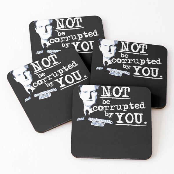 Item preview, We Will Not Be Corrupted By You designed and sold by Nerd Shizzle.