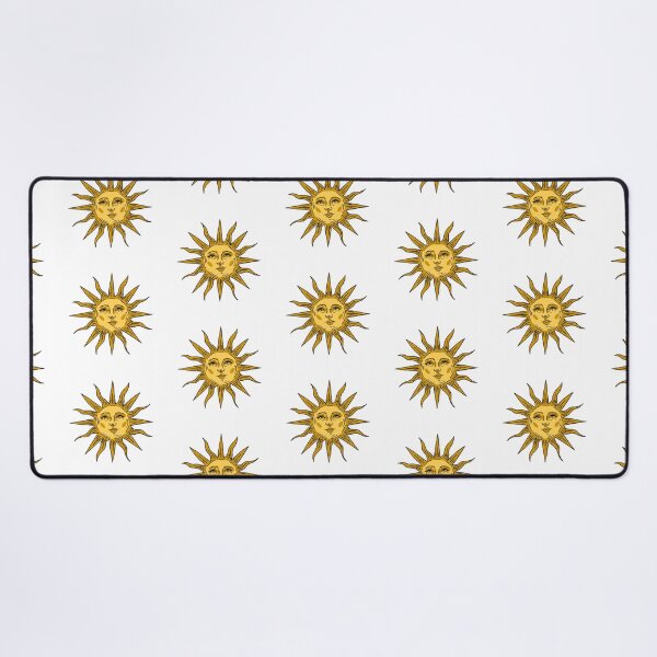Item preview, Celestial Sunshine Yellow Retro Design designed and sold by kirstyelen.