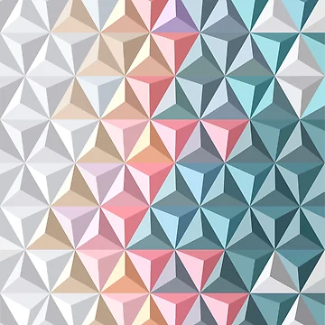 Artwork thumbnail, Geometric triangular pattern by siloto