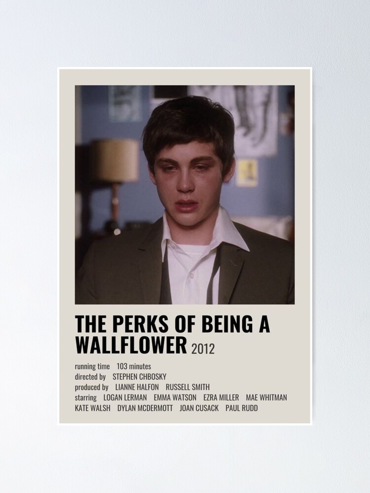 "the perks of being a wallflower" Poster for Sale by lisfestyle Redbubble