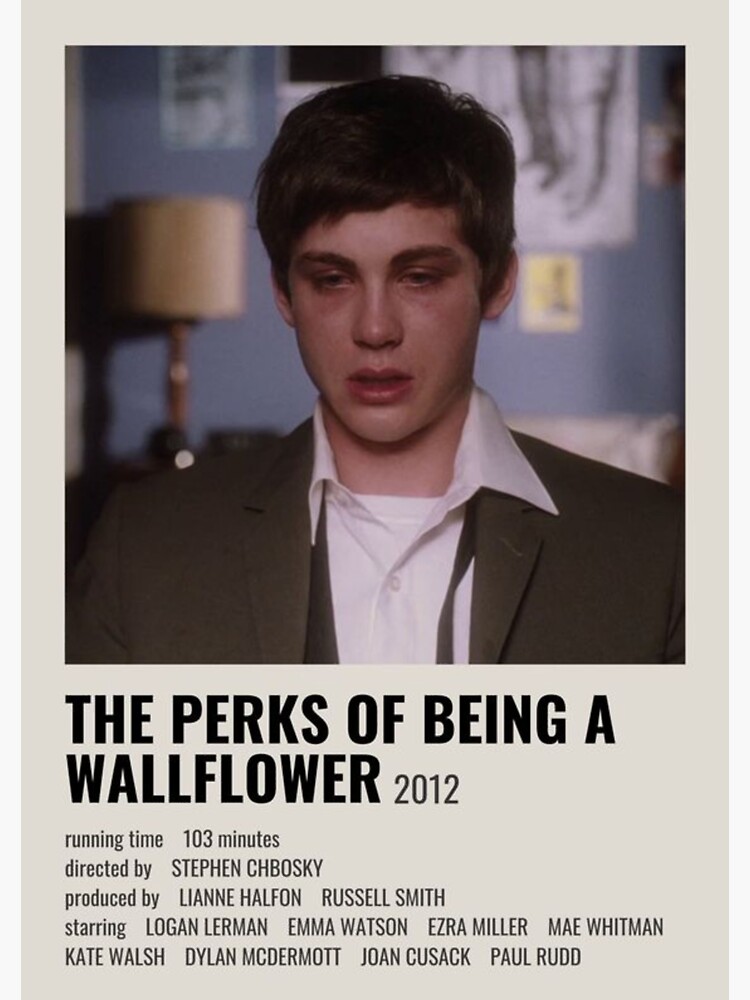"the perks of being a wallflower" Sticker by lisfestyle Redbubble