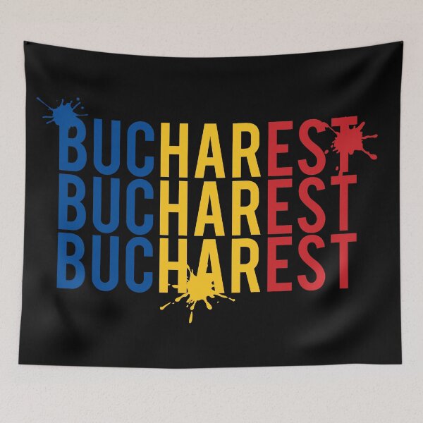 Item preview, Romania leaves its mark, and so does Bucharest designed and sold by Urosek.