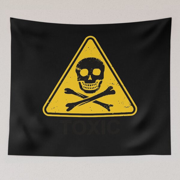 Item preview, Women Men Toxic Sign Skull And Crossbones Awesome For Movie Fan designed and sold by Brycefay.