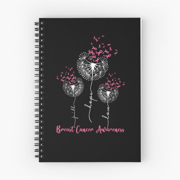 Item preview, Dandelion Faith Hope Love Breast Cancer Awareness Flower designed and sold by KimbempeCB.