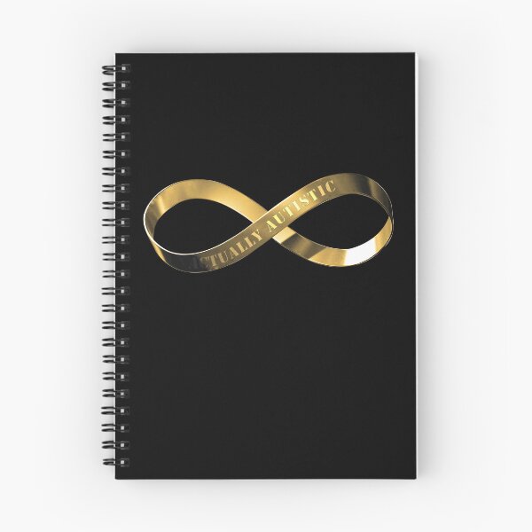 Item preview, Actually Autistic With Golden Infinity Symbol designed and sold by Luan Huynh.