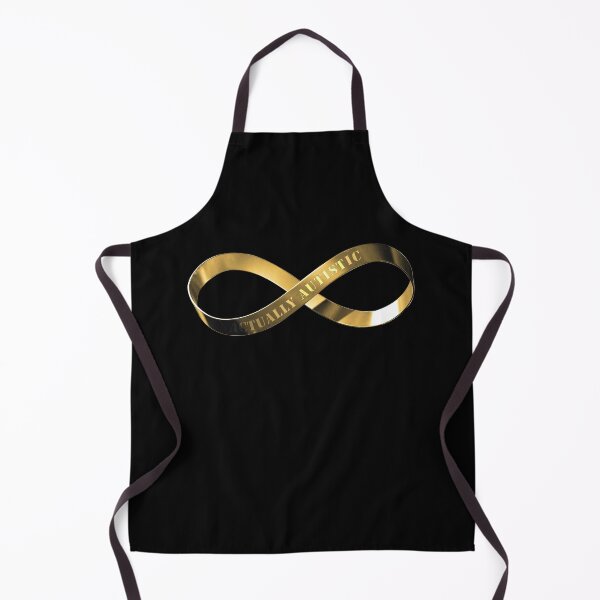 Item preview, Actually Autistic With Golden Infinity Symbol designed and sold by Luan Huynh.