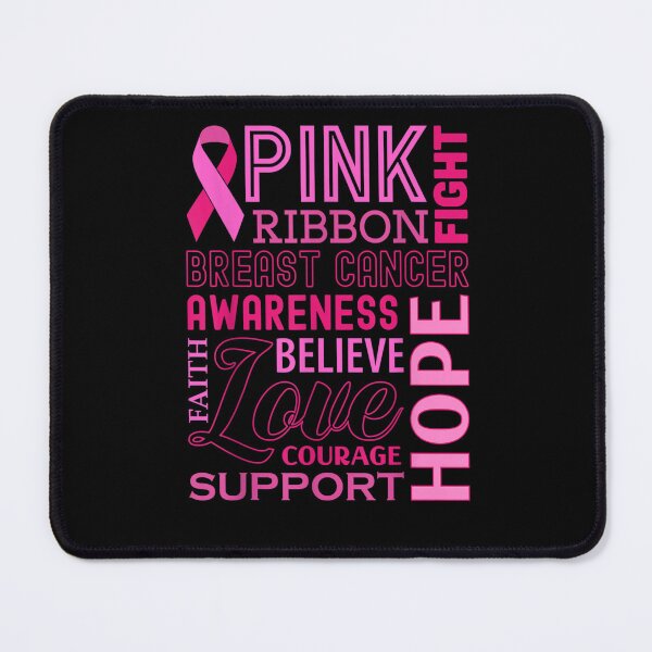 Item preview, Breast Cancer Awareness Pink Ribbon Hope Support Believe designed and sold by KimbempeCB.