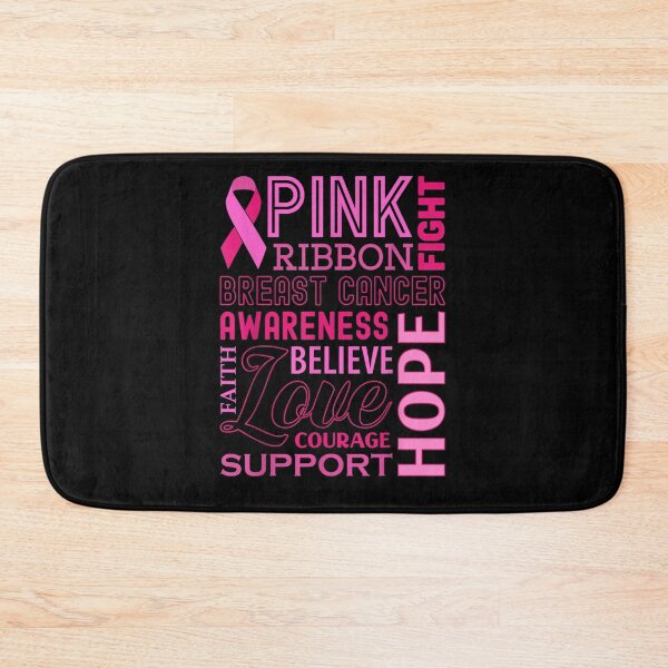Item preview, Breast Cancer Awareness Pink Ribbon Hope Support Believe designed and sold by KimbempeCB.