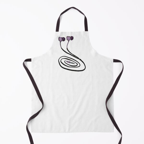 Item preview, Purple Earphones Illustration designed and sold by ZaraRoza.