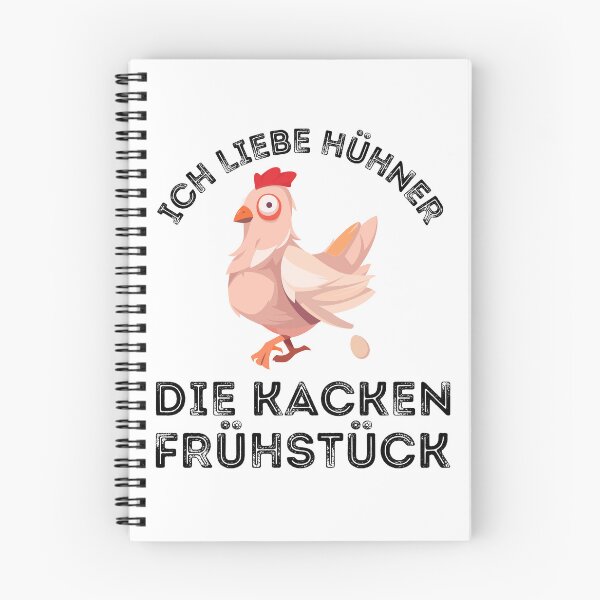 Artikelvorschau, Ich Liebe Hühner Die Kacken Frühstück , Funny Chicken Spruch entworfen und verkauft von uranus-art.