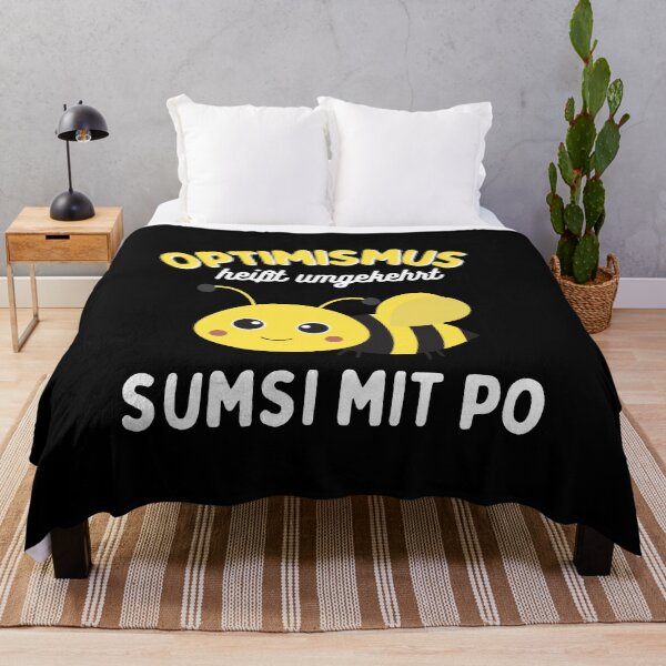 Item preview, Optimismus heißt umgekehrt Sumsi mit Po , Funny Honey Bee Beekeepers designed and sold by uranus-art.