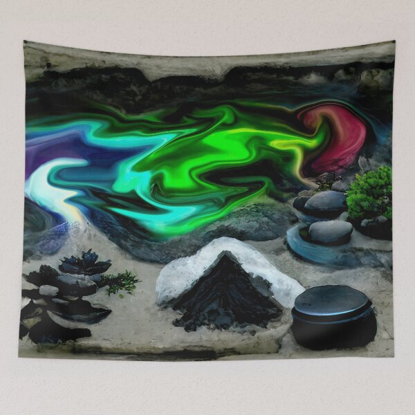 Item preview, Zen Garden with Oracle Pool designed and sold by asabovebelowloa.
