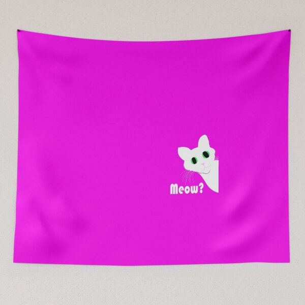 Item preview, Kitten sneaking peek pink design  designed and sold by MystixJack.