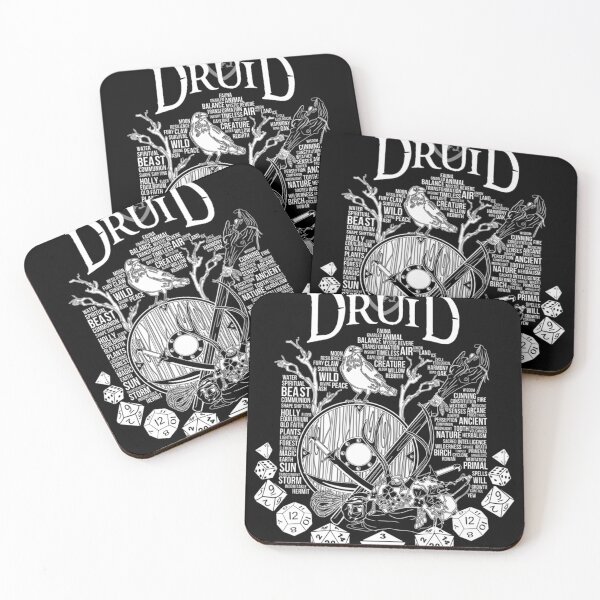 Artikelvorschau, Klassenserie RPG Druide - Version blanche . klassisch entworfen und verkauft von mischwpwarso.