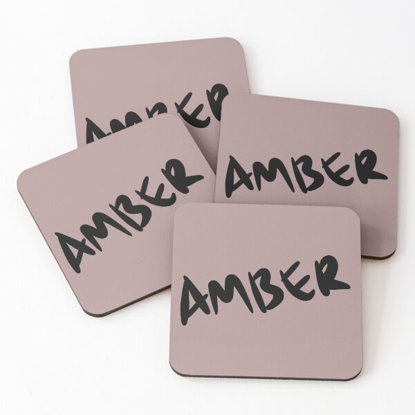 Item preview, Amber Name Handwriting Signature in Black Text designed and sold by Karen Ekdahl.