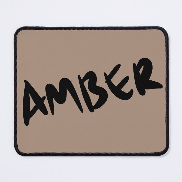 Item preview, Amber Name Handwriting Signature in Black Text designed and sold by Karen Ekdahl.