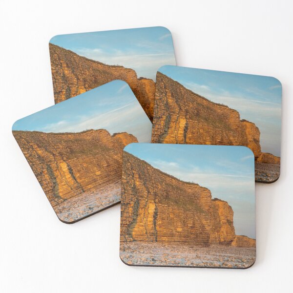Item preview, Glamorgan Coast Cliffs at Sunset designed and sold by Cameranick.