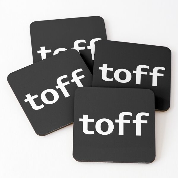 Item preview, Toff Typography White Text designed and sold by ellenhenry.