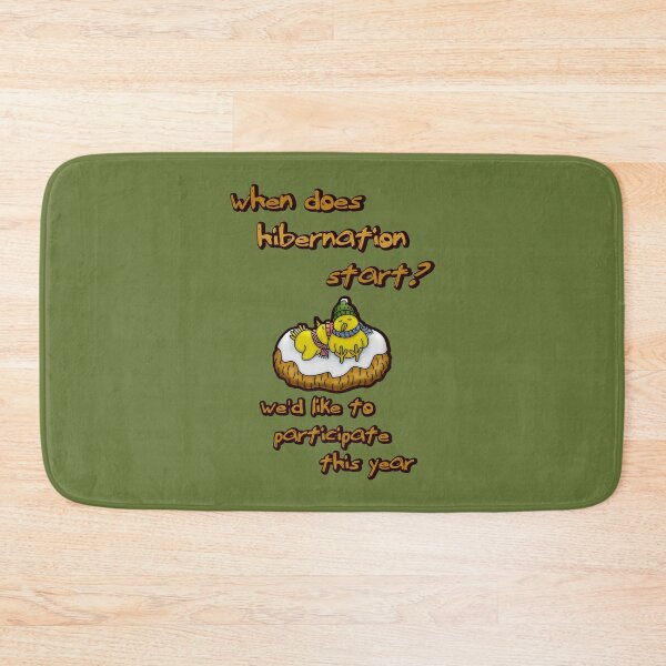 Item preview, When does hibernation start? We'd like to participate this year (birds) designed and sold by SolidEarthArt.